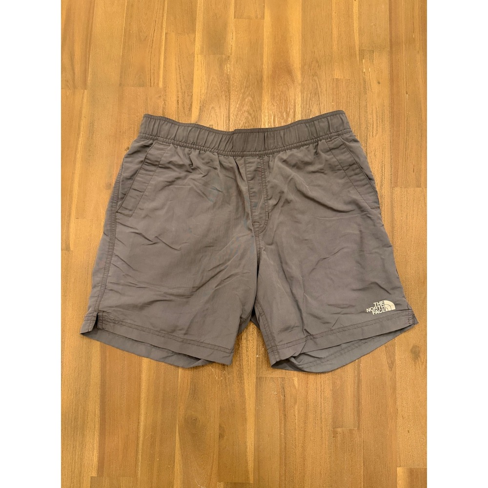 The North Face Mens Gray FlashDry Athletic Shorts Size S Elastic Waist Pockets‎